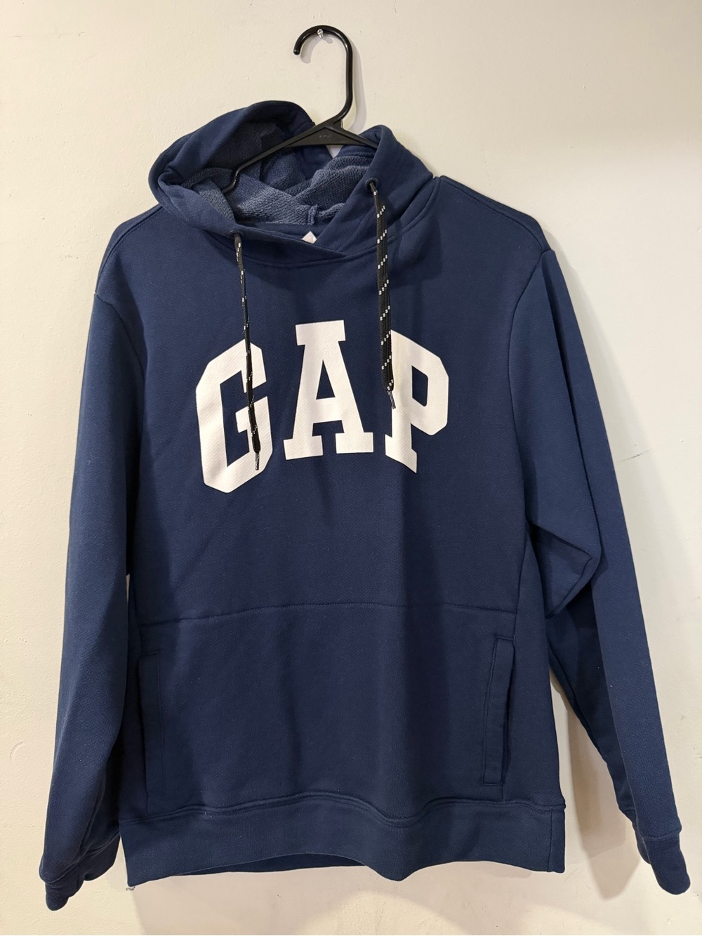 GAP MENS  Navy Blue Logo Hoodie Jacket